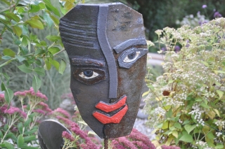 Gartenkeramik Keramikmasken
